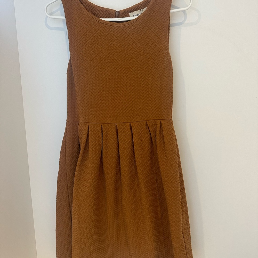 Ganni Textured Brown dress 🤎